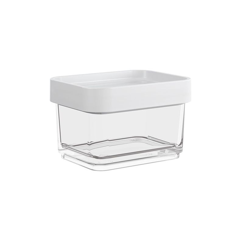 Pote De Plástico Micro Línea Clear Coza 100 ml Blanco-0