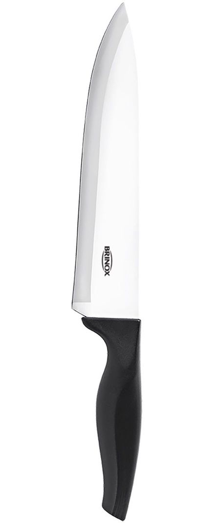 Cuchillo para Carne 6” Acero Inoxidable Brinox Cross Negro-0