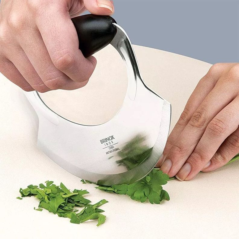 Cortador De Pizza Y Vegetales En Acero Inoxidable Precision Brinox-1