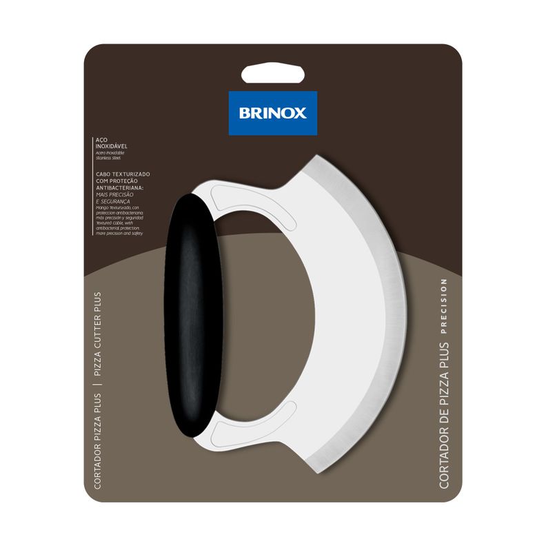 Cortador De Pizza Y Vegetales En Acero Inoxidable Precision Brinox-2