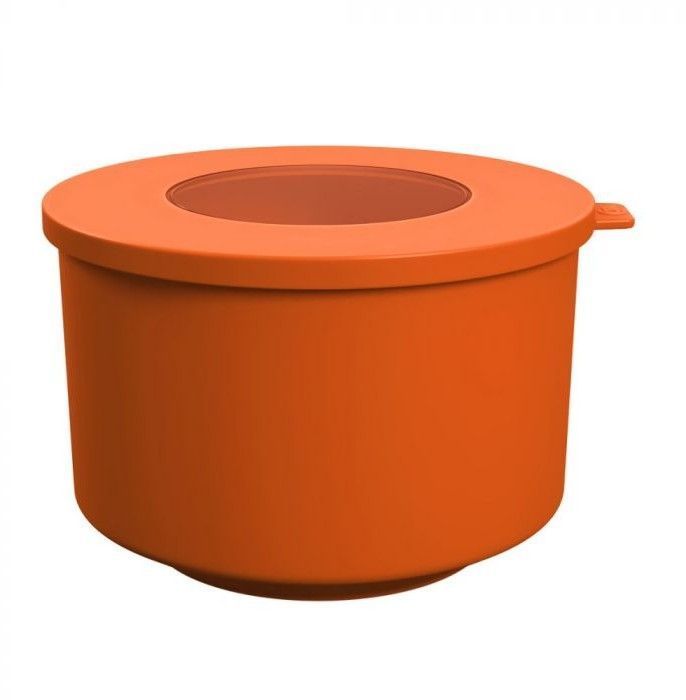 Contenedor 500ml De Plástico Hoop Naranja-0