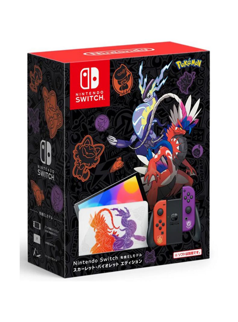 Consola Nintendo Switch Oled Pokemon Scarlet & Violet 64 GB versión Japonesa-0