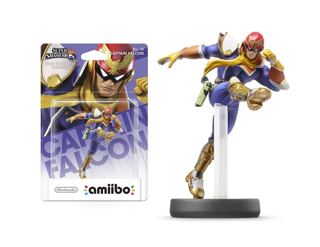Amiibo Captain Falcon (Super Smash Bros. Collection)-1