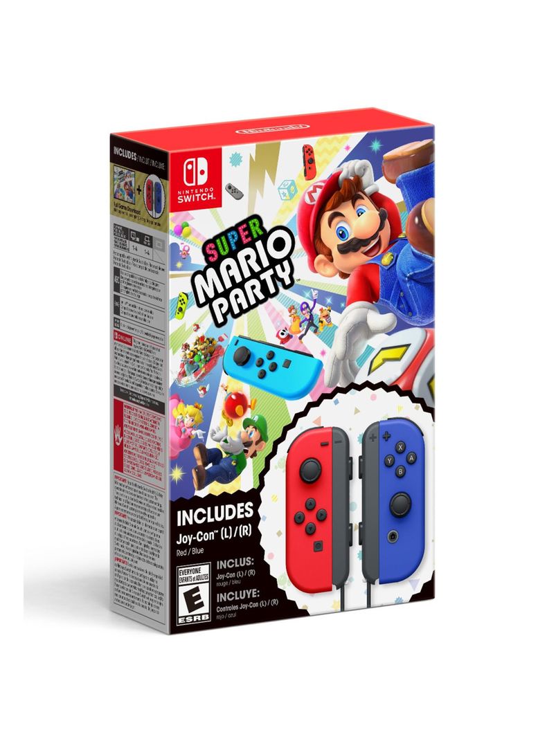 Juego Super Mario Party (Digital) + Joy-Con (L)/(R) Rojo/Azul-0
