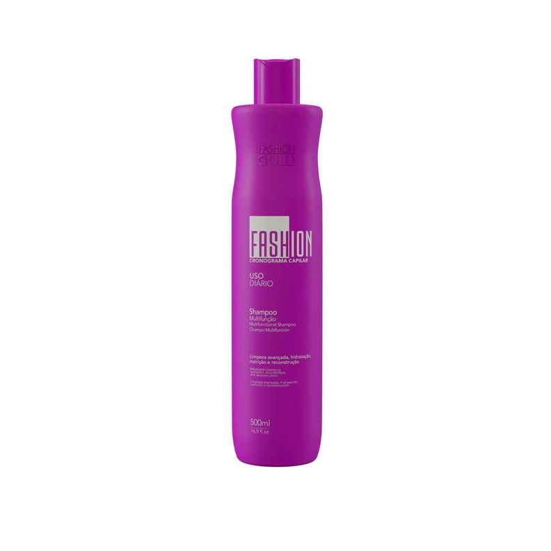 Fashion Gold Cronograma Shampoo Multifuncion 500 ml