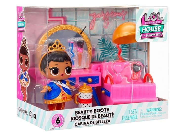 Muñeca Lol Surprise House Beauty Booth Kiosque De Beauté -0