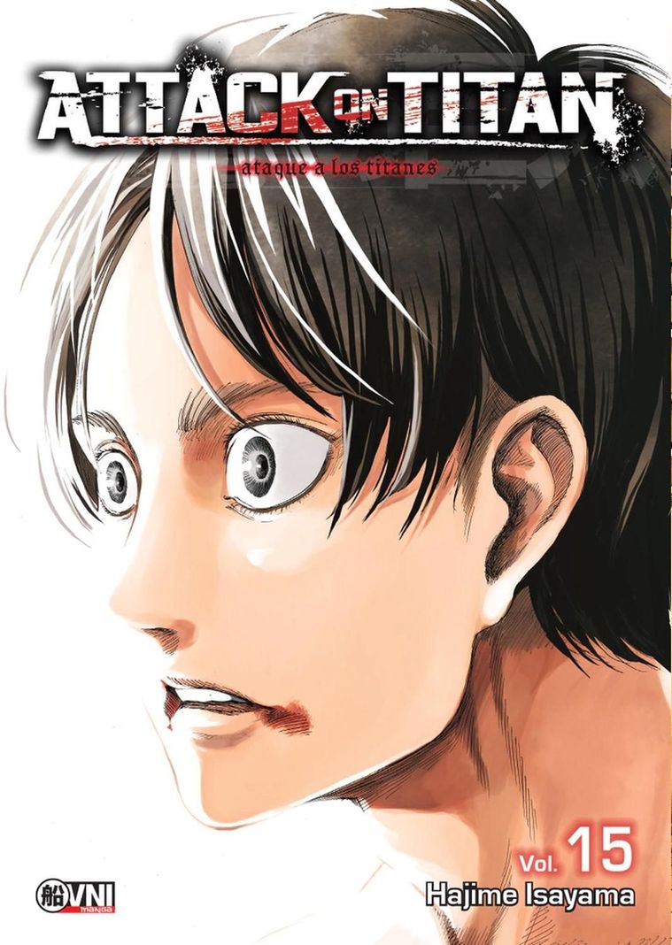 Manga Attack On Titan Vol. 15 Hajime Isayama Ovni Press Blanco