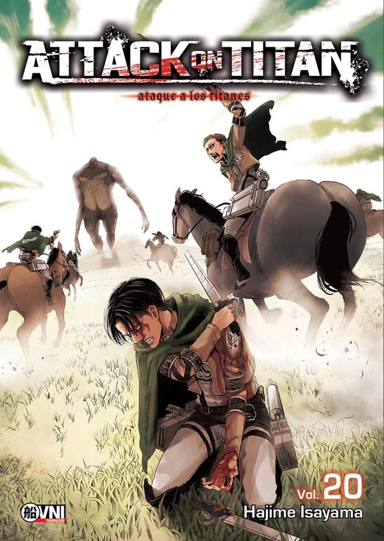 Manga Attack On Titan Vol. 20 Hajime Isayama Ovni Press-0