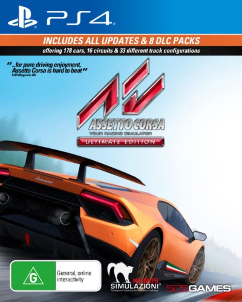 Assetto Corsa Ultimate Edition PS4 Fisico-0