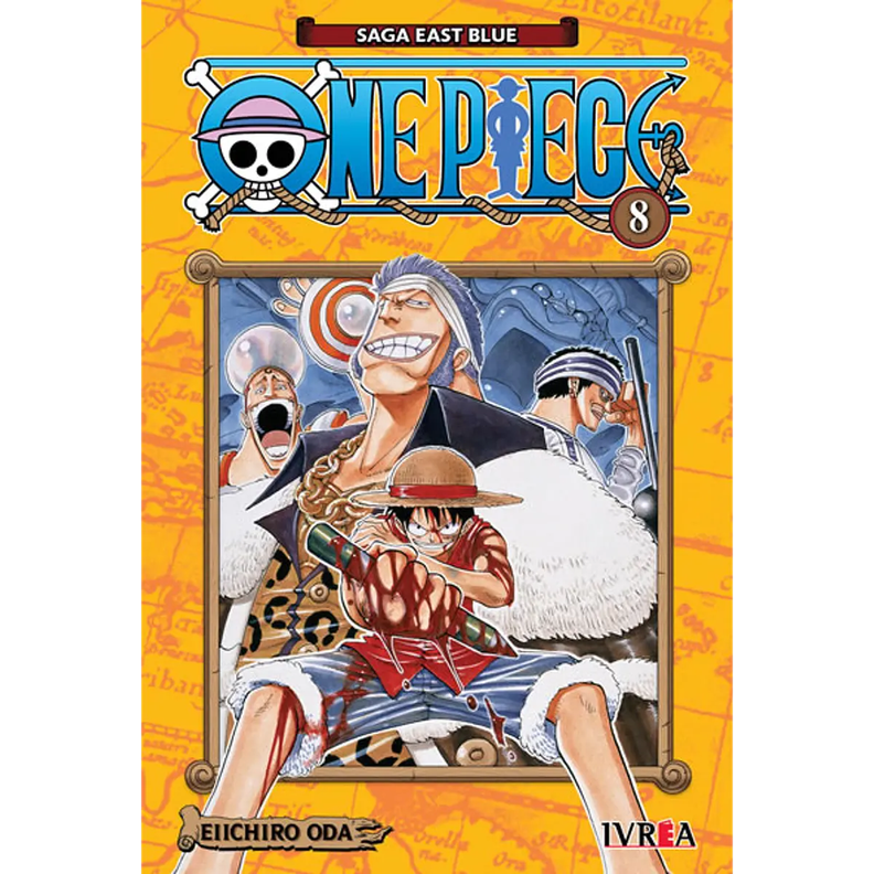 Manga One Piece 08 Ivrea Argentina Blanco