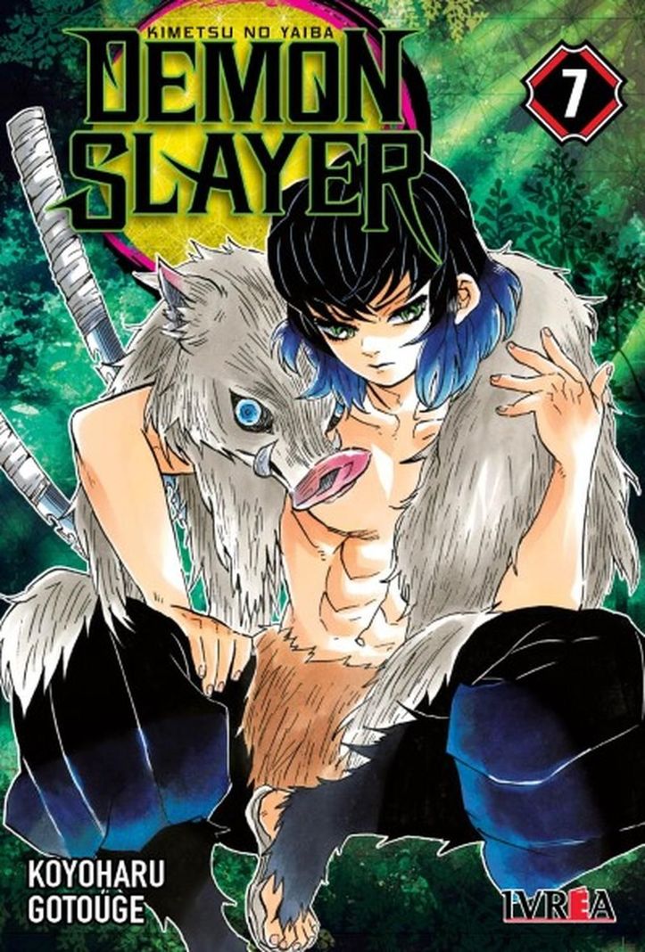 Manga Demon Slayer: Kimetsu No Yaiba 07 Ivrea Argentina Blanco