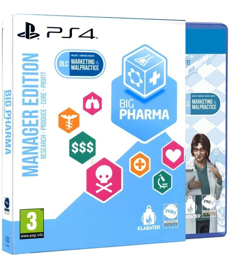 Big Pharma Manager Edition Ps4 Juego Físico-1