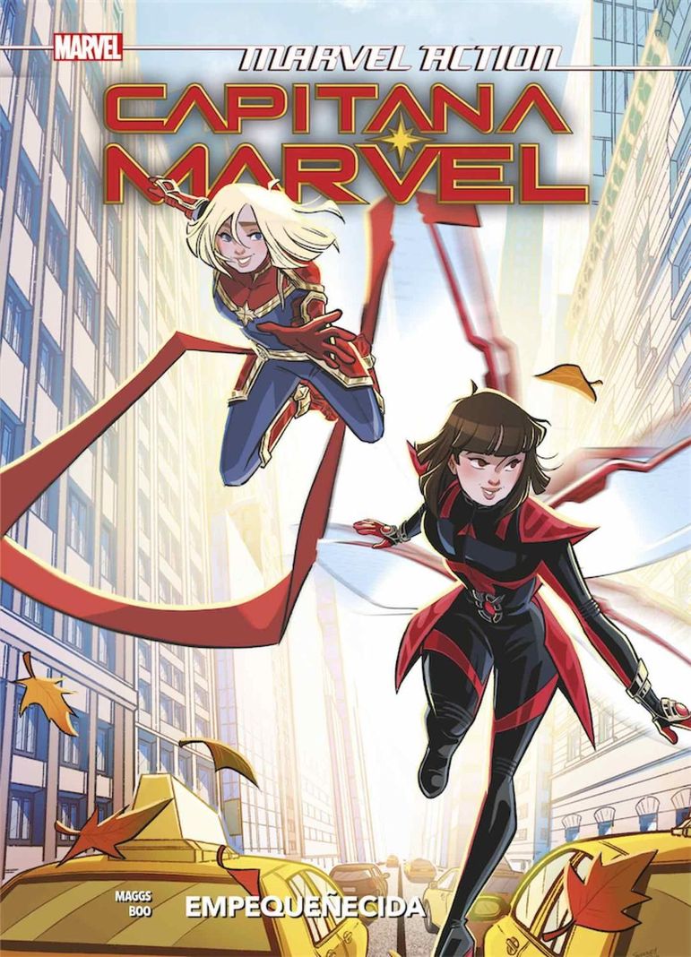 Comic Marvel Action Capitana Marvel 02 Empequenecida Blanco