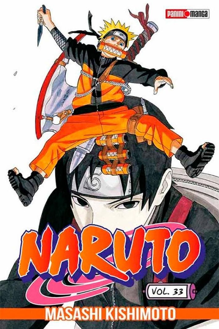Manga Naruto 33 Panini Argentina Blanco