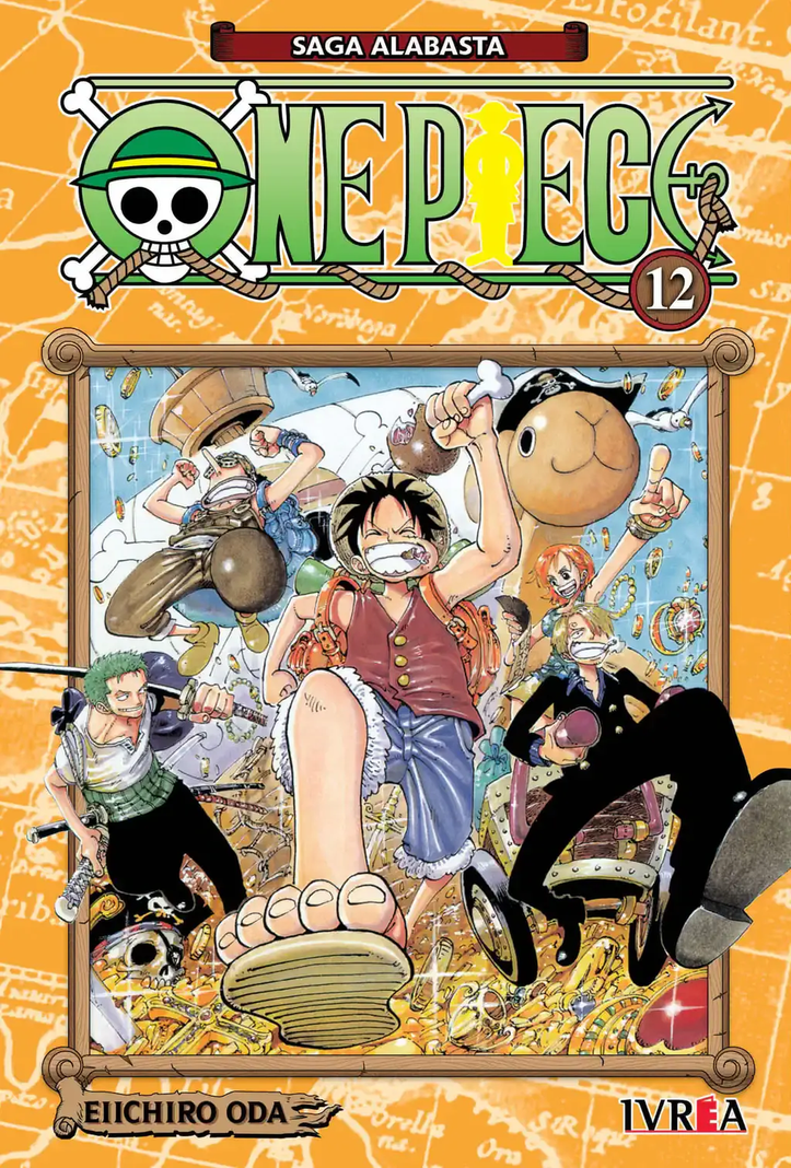 Manga One Piece 12 Ivrea Argentina Blanco