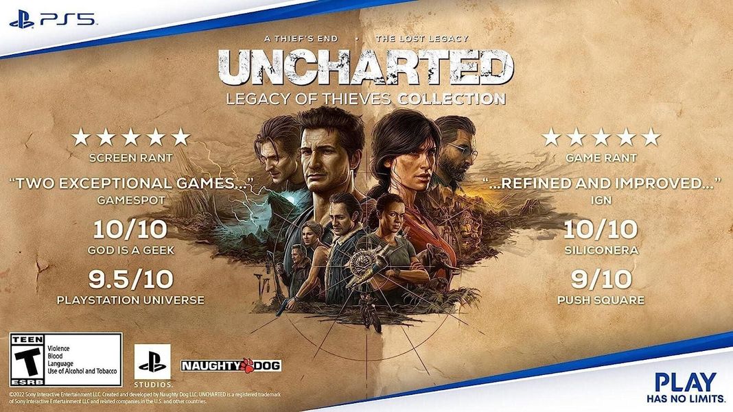 Uncharted Legacy Of Thieves Collection PS5 Físico-1