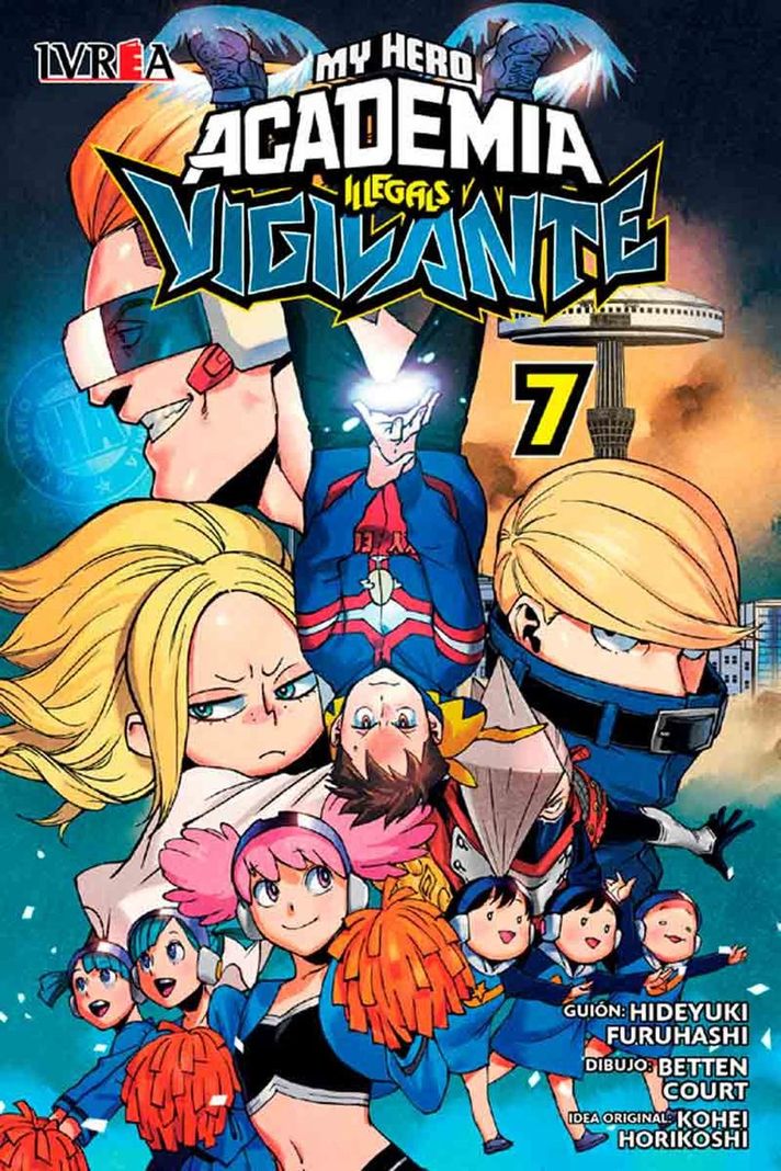 Manga My Hero Academia Illegals Vigilante 07 Blanco