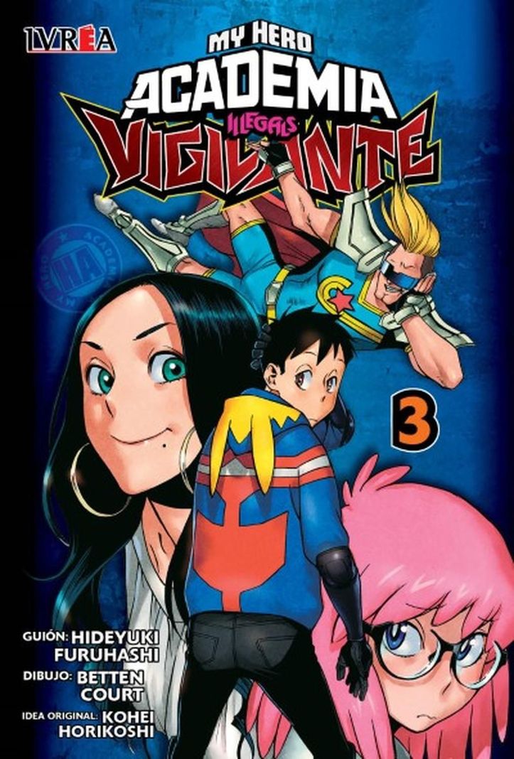 Manga My Hero Academia Illegals Vigilante 03 Blanco
