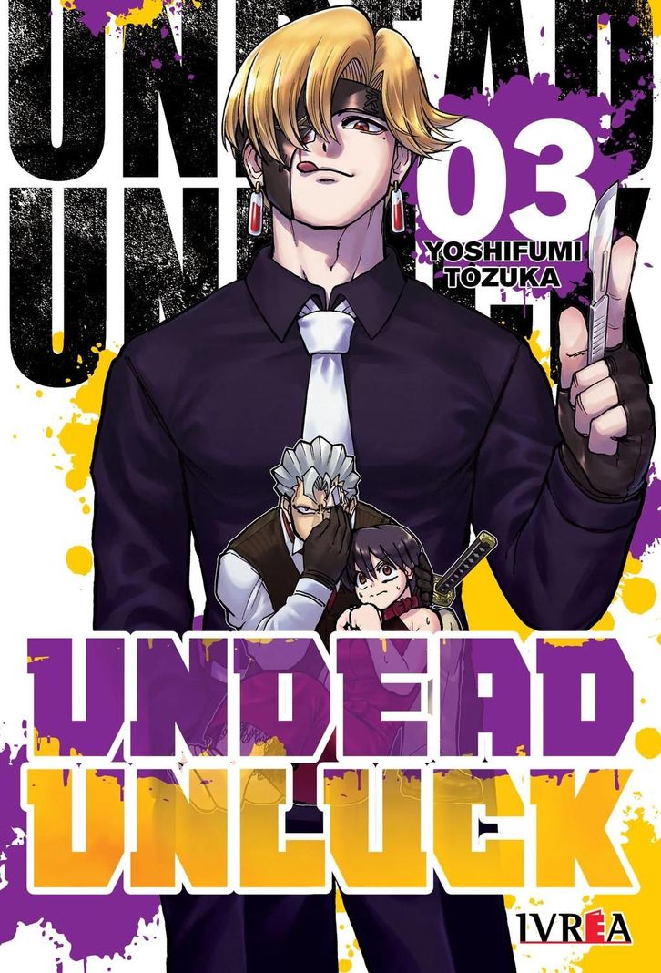 Manga Undead Unluck 03 Ivrea Blanco