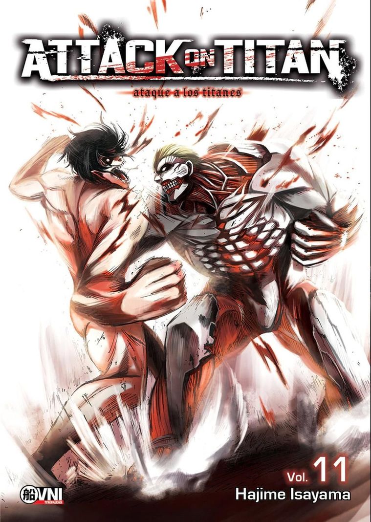 Manga Attack On Titan Vol. 11 Hajime Isayama Ovni Press-0