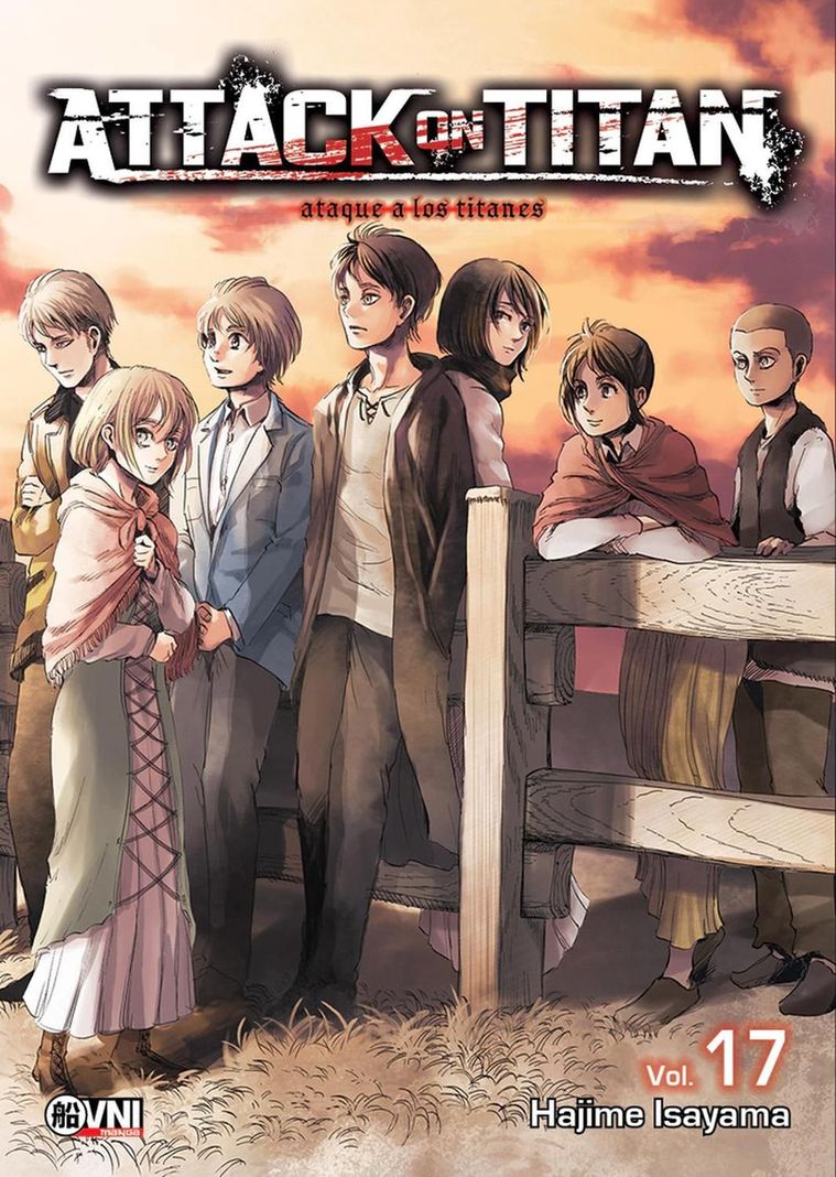 Manga Attack On Titan Vol. 17 Hajime Isayama Ovni Press-0