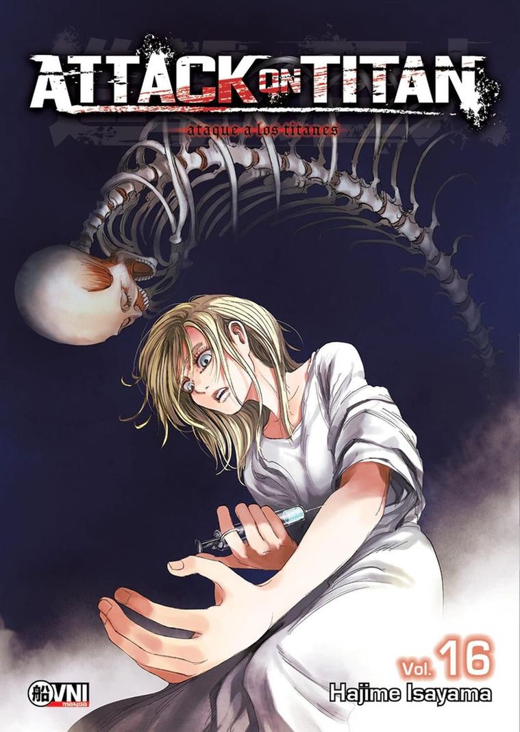 Manga Attack On Titan Vol. 16 Hajime Isayama Ovni Press-0