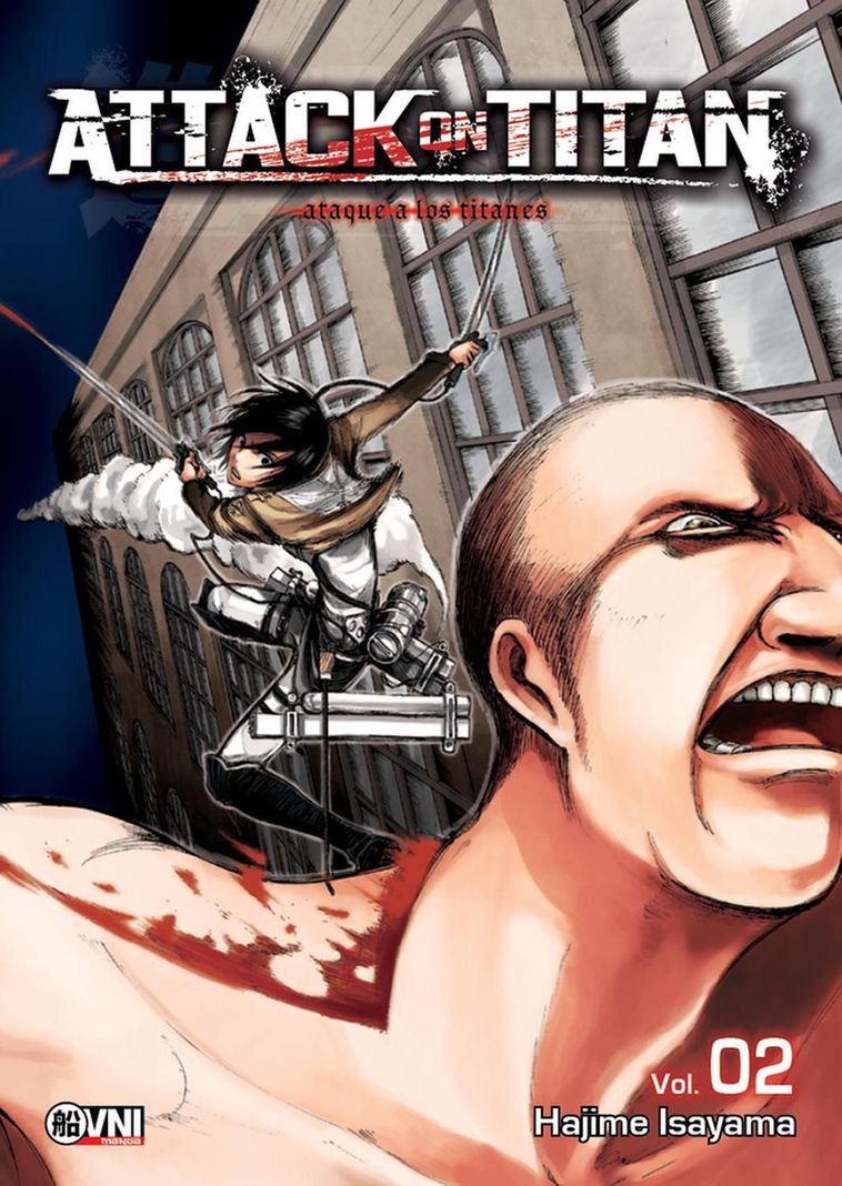 Manga Attack On Titan Vol. 02 Hajime Isayama Ovni Press-0