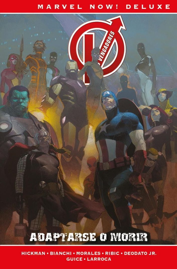 Cómic Los Vengadores De J. Hickman 05 Adaptarse O Morir (Marvel Now! Deluxe)-0