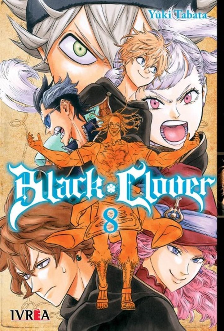 Manga Black Clover 08 Ivrea Argentina Blanco