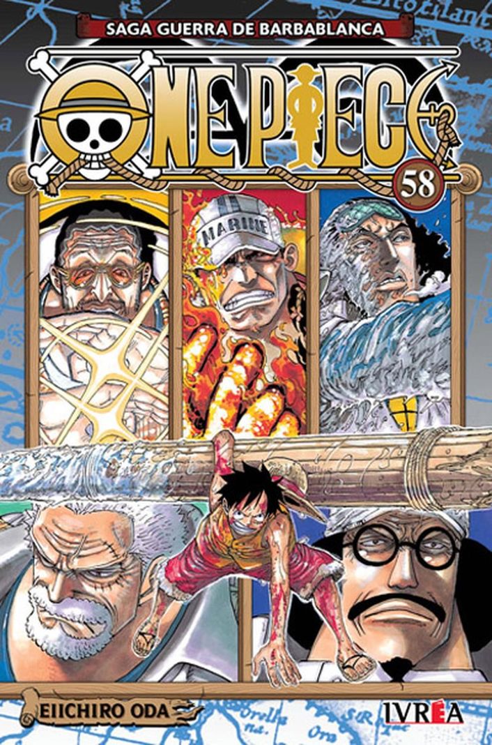 Manga One Piece 58 Ivrea Argentina Blanco