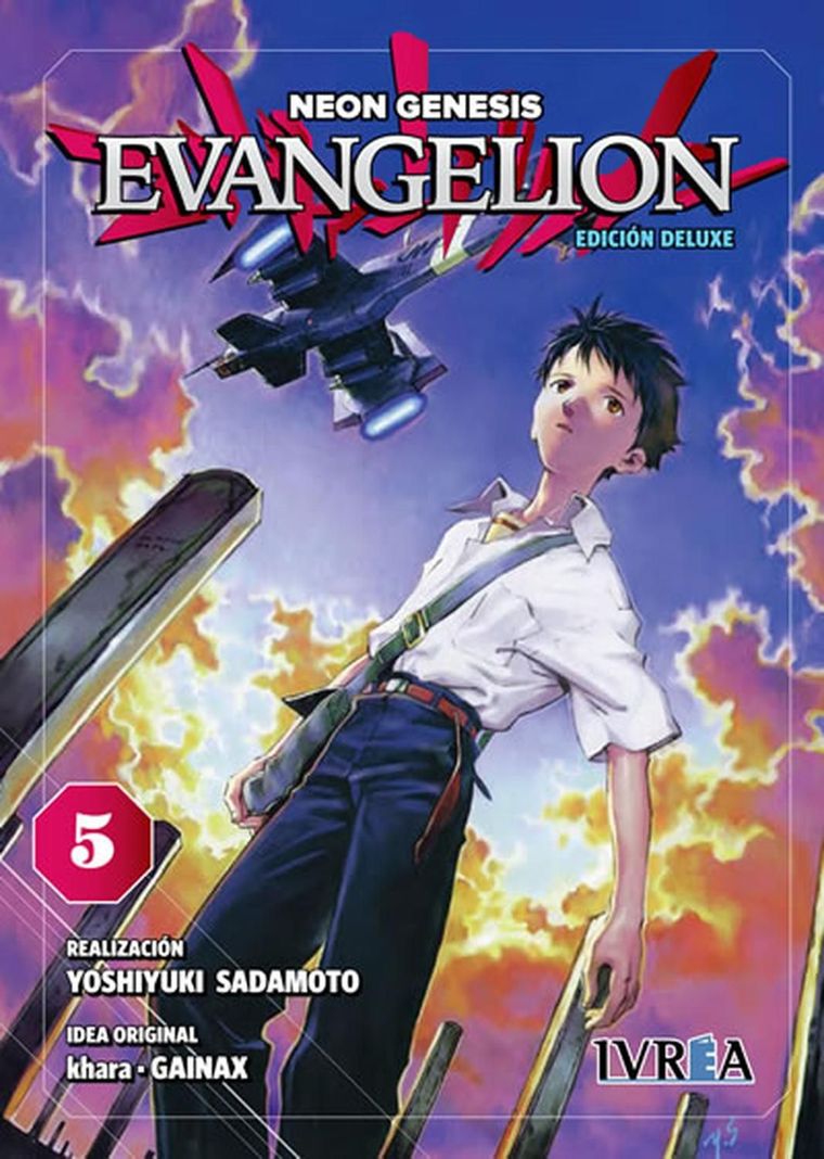 Manga Evangelion Ed. Deluxe 05 Ivrea Argentina Blanco