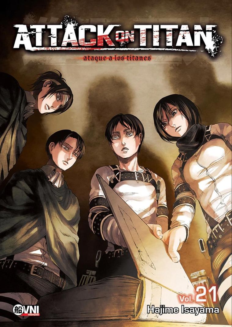Manga Attack On Titan Vol. 21 Hajime Isayama Ovni Press-0