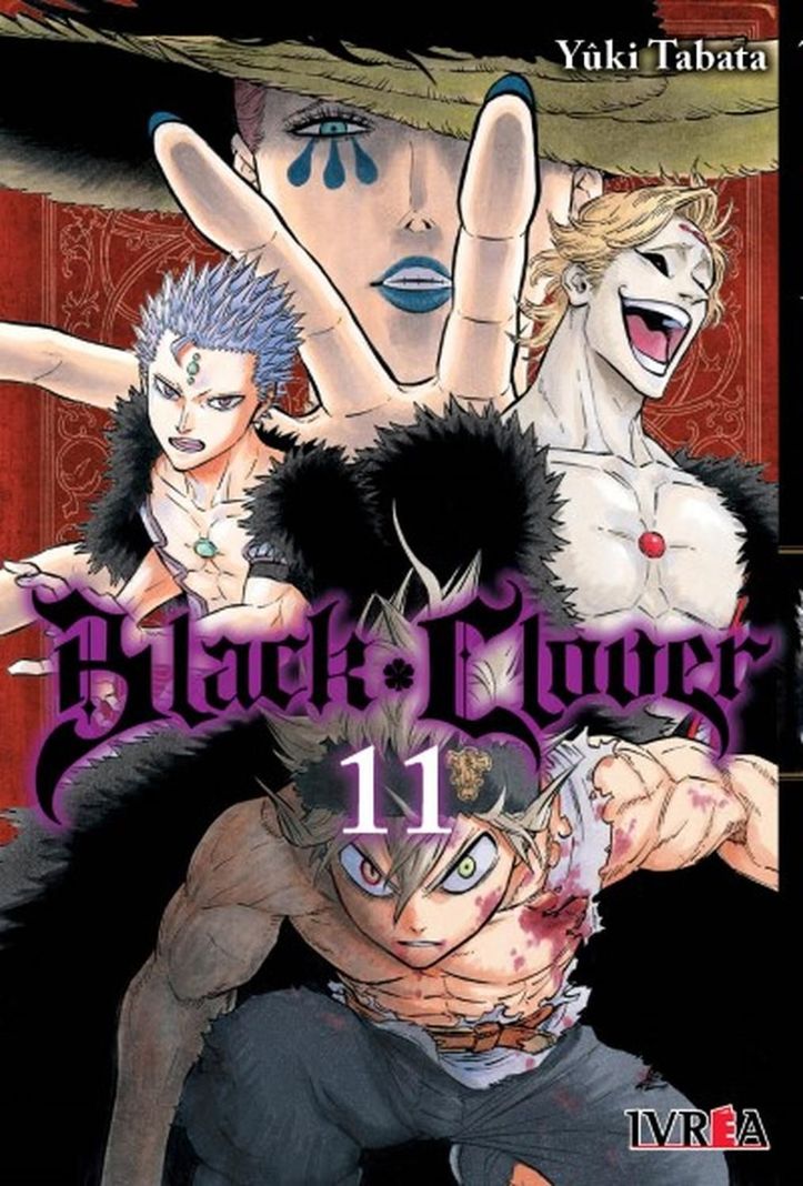 Manga Black Clover 11 Ivrea Argentina Blanco