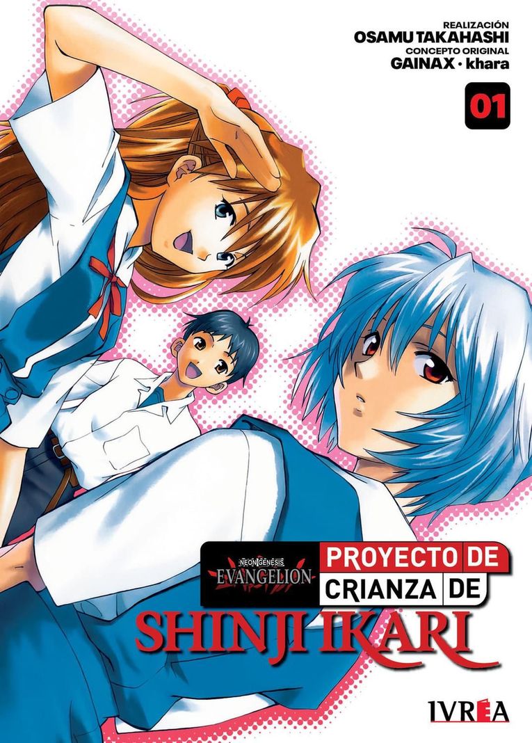 Manga Evangelion Proyecto De Crianza De Shinji Ikari 01 Blanco