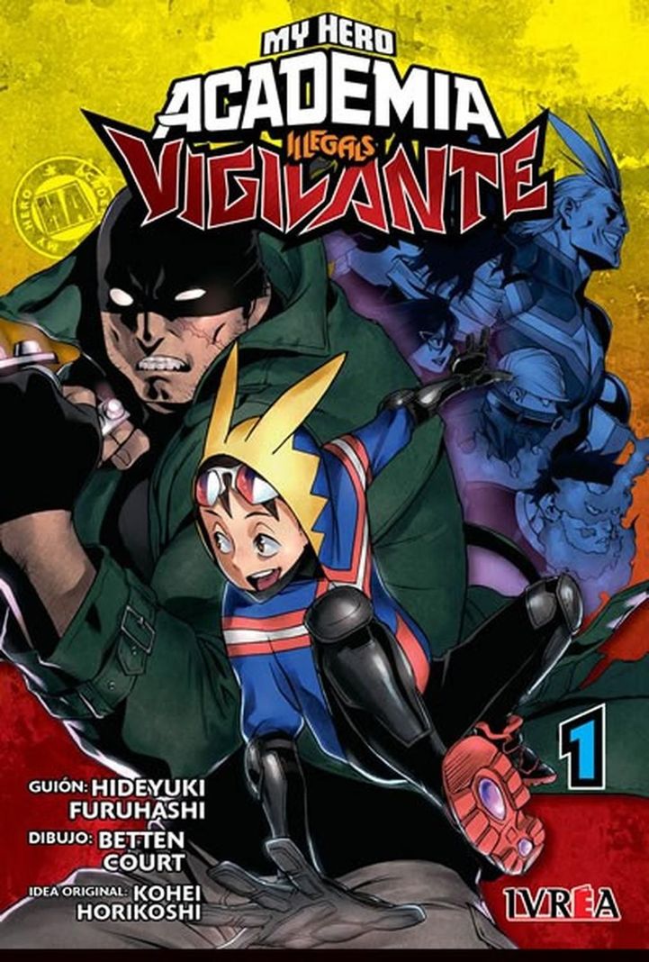 Manga My Hero Academia Illegals Vigilante 01 Blanco