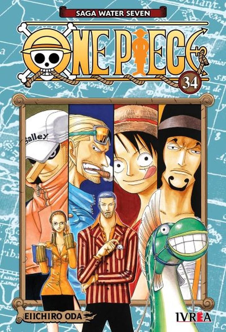 Manga One Piece 34 Ivrea Argentina Blanco