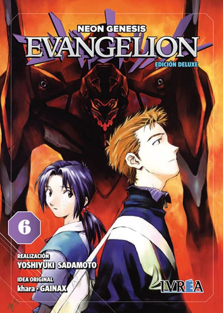 Manga Evangelion Ed. Deluxe 06 Ivrea Argentina Blanco