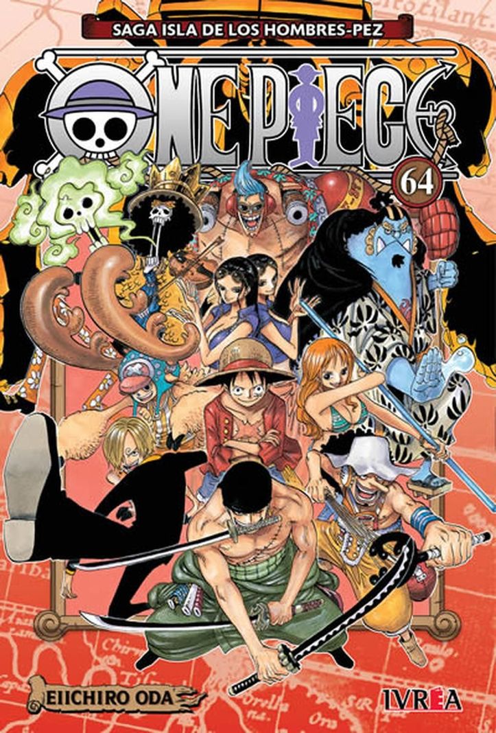 Manga One Piece 64 Ivrea Argentina Blanco
