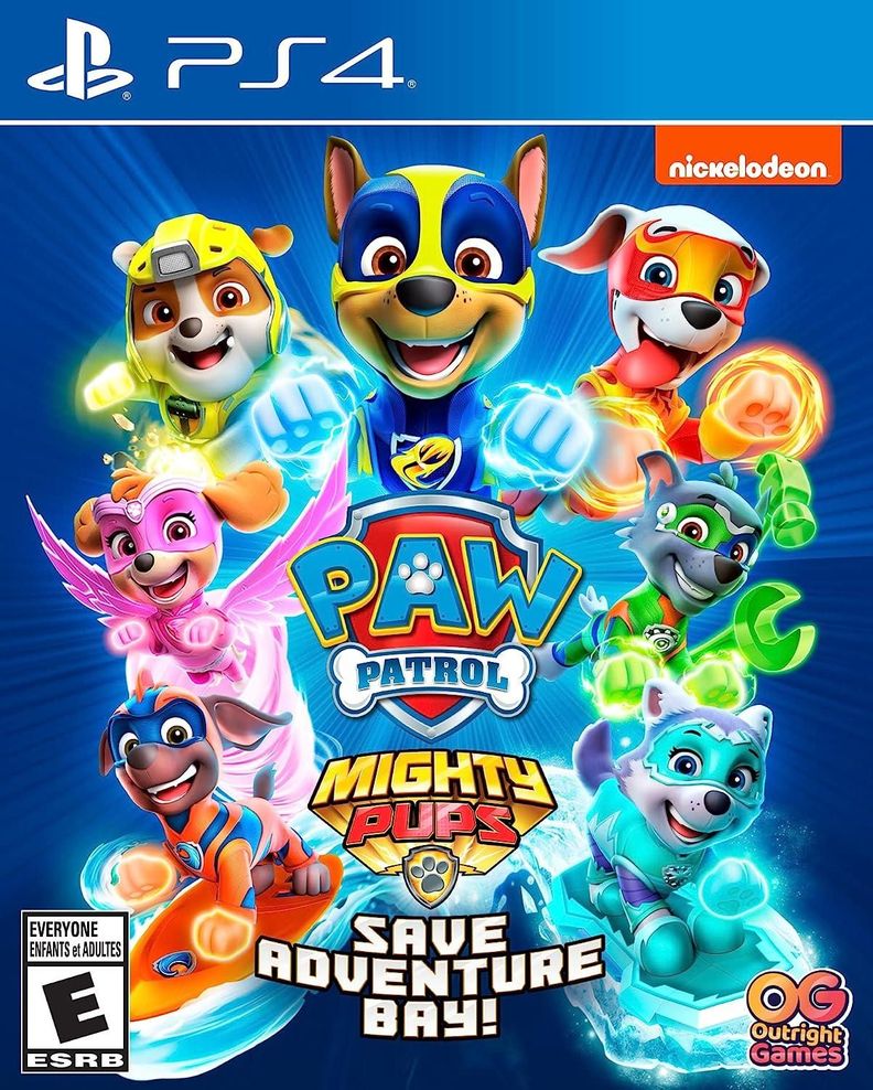 Paw Patrol Mighty Pups Save Adventure Bay PS4 Físico-0
