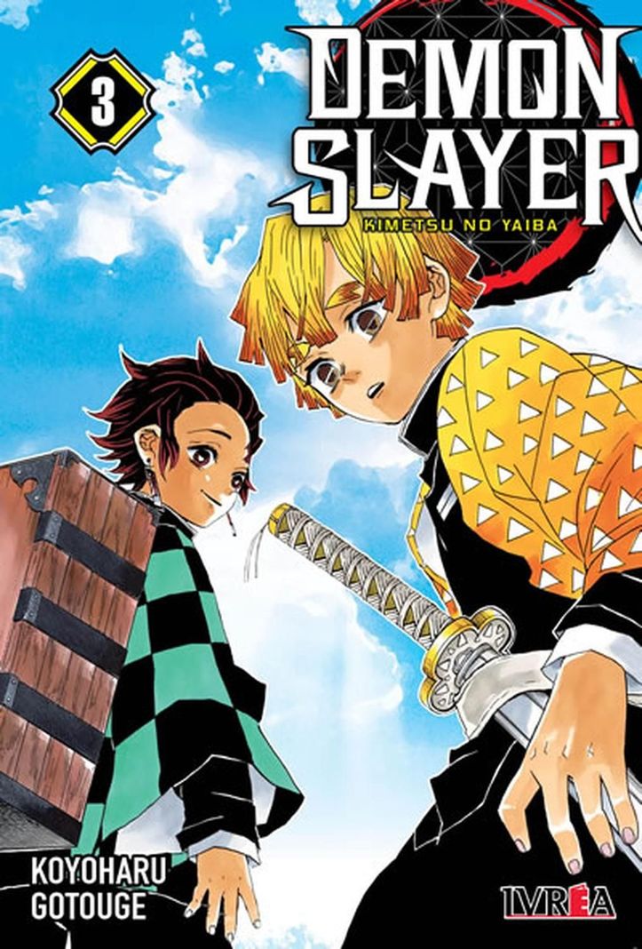 Manga Demon Slayer: Kimetsu No Yaiba 03 Ivrea Argentina Blanco