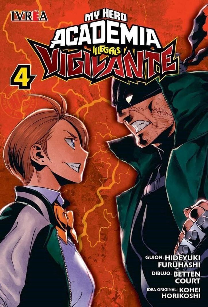 Manga My Hero Academia Illegals Vigilante 04 Blanco
