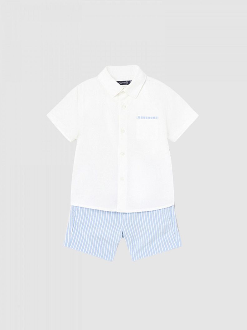 Conjunto 2 piezas Lino Bebe Niño-0