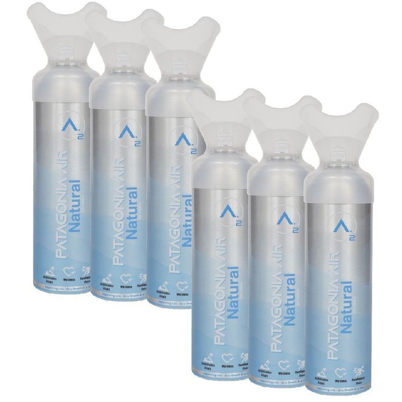 6 Pack Oxigeno Portatil Patagonia Air O2 - Natural-0