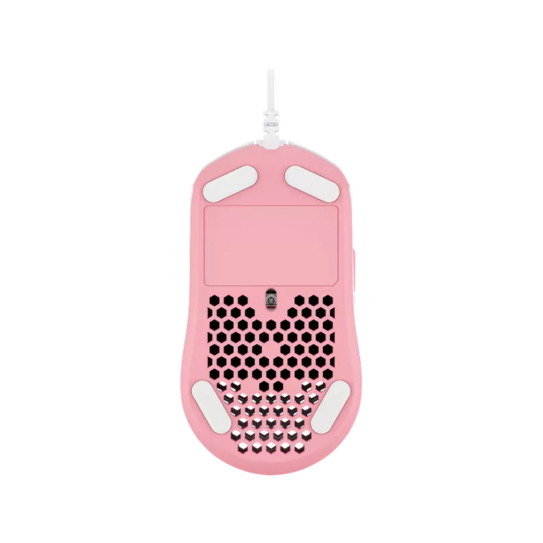 HyperX Pulsefire Haste Mouse Gamer, Wired, USB-A, 6 Botones, 16.000DPI, Blanco/Rosa-2