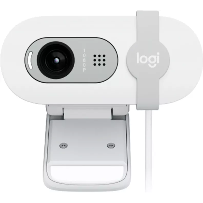 Logitech Brio 100 Cámara web Full HD, USB, Color Blanco-0