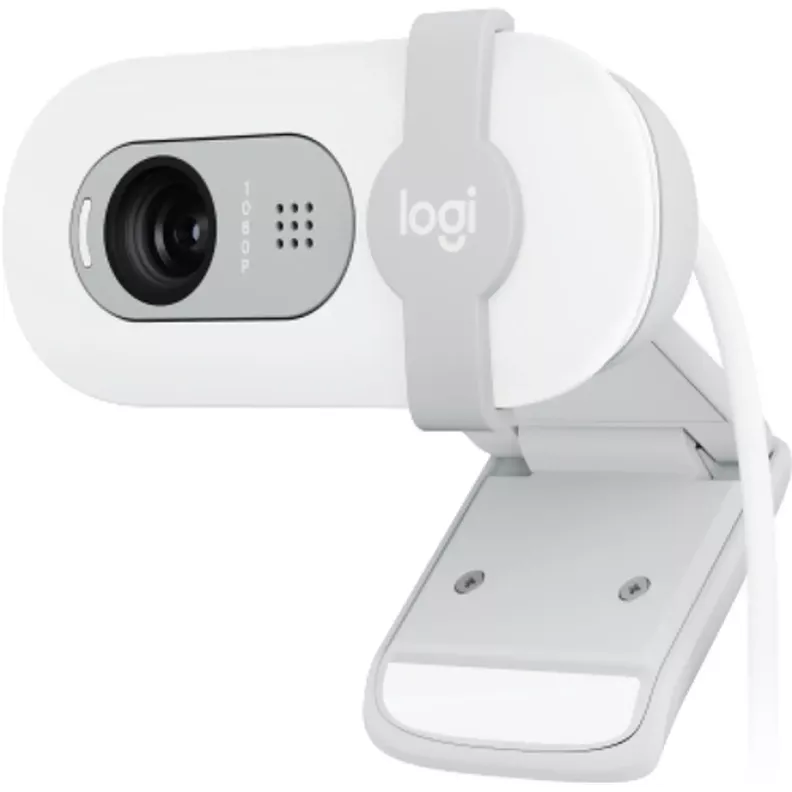 Logitech Brio 100 Cámara web Full HD, USB, Color Blanco-1