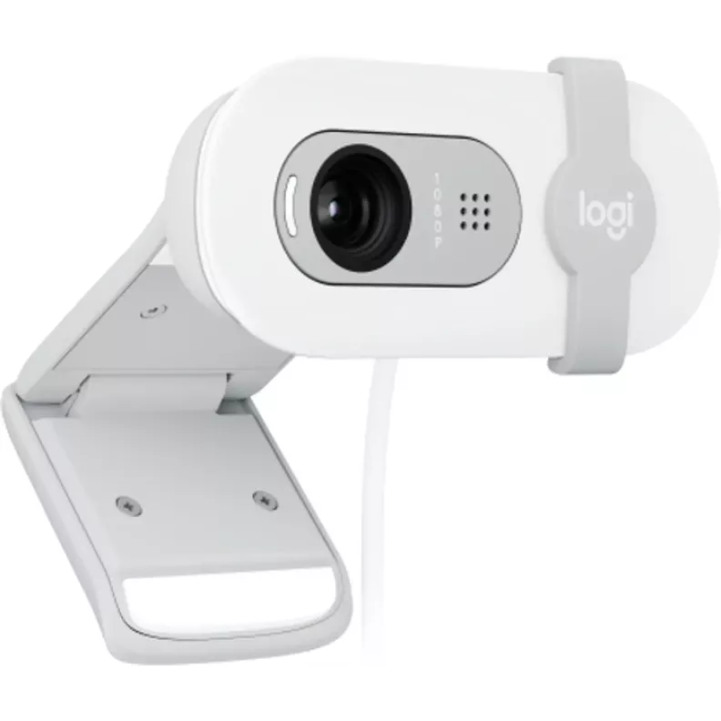 Logitech Brio 100 Cámara web Full HD, USB, Color Blanco-2