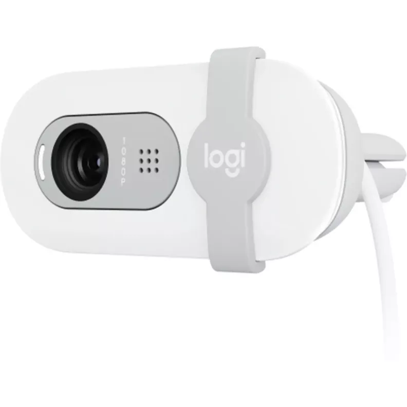 Logitech Brio 100 Cámara web Full HD, USB, Color Blanco-3