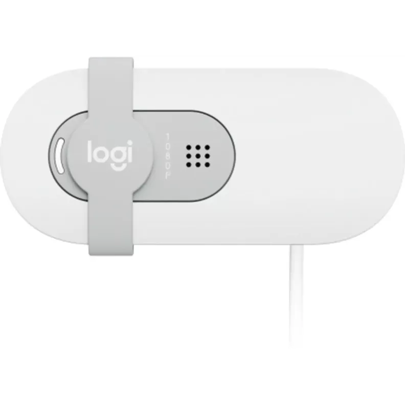 Logitech Brio 100 Cámara web Full HD, USB, Color Blanco-4