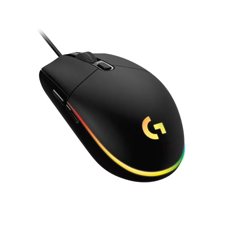 Logitech G203 RGB LIGHTSYNC Mouse Gamer, 6 Botones Programables, 8.000 DPI, Color Negro-1